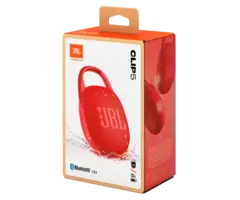 JBL JBL Clip 5 Waterproof Bluetooth Speaker, Red