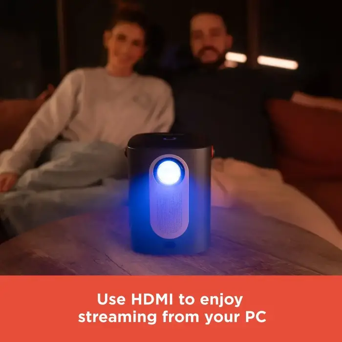 RadioShack 1608005 - RadioShack Home Projector, Bluetooth and WiFi for easy streaming, HD resolution, Lightweight and easy to carry, making it perfect for any setup.