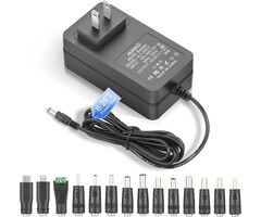 ALITOVE 36 Watt 24V DC Power Supply 1.5A 1A AC Adapter, for LED Strip Light CCTV Camera Diffuser Humidifier Speaker Air Cleaner, Compatible with 24Volt 1000mA 800mA 500mA Devices, with 5.5 x 2.1 mm Tip.