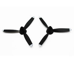 RageRC RGRA1378 - 3-Blade Prop with Spinner (2); FW-190 (WarBirds)