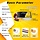 11.1V-3S-850mAh-XT60 - TATTU 850mAh 11.1V 75C 3S LiPo Battery Pack with XT60 Plug