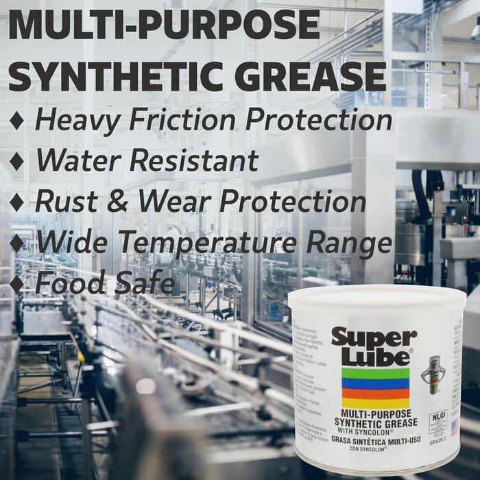 21030 - Super Lube Synthetic Multi-Purpose Grease, 3 Oz.