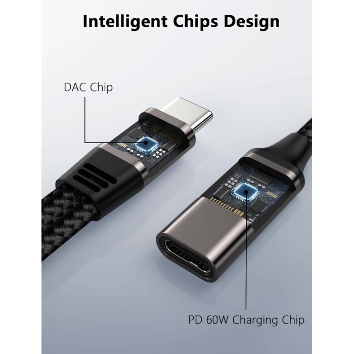 TC06 - VIOY USB-C Splitter 1 in 2 Out, Dual USB-C Headphone and Charger Adapter with PD 60W Fast Charging and Data Transfer for iPhone 16/15 Pro, iPad Pro, Samsung Galaxy S22 S21 S20, Pixel