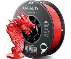 Creality CREALITY-PETEG-RED - CREALITY PETG Filament 1.75mm 3D Printer Filament, 1kg (2.2lb) Neatly Wound Spool, Dimensional Accuracy ±0.03mm, Excellent Toughness, Fits for Most FDM 3D Printers, Red PETG
