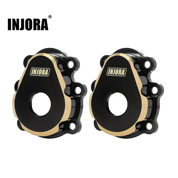 INJORA FCX10-02 - INJORA 31g/pcs Brass Outer Portal Housing Covers Counter Weight for 1/10 FMS FCX10
