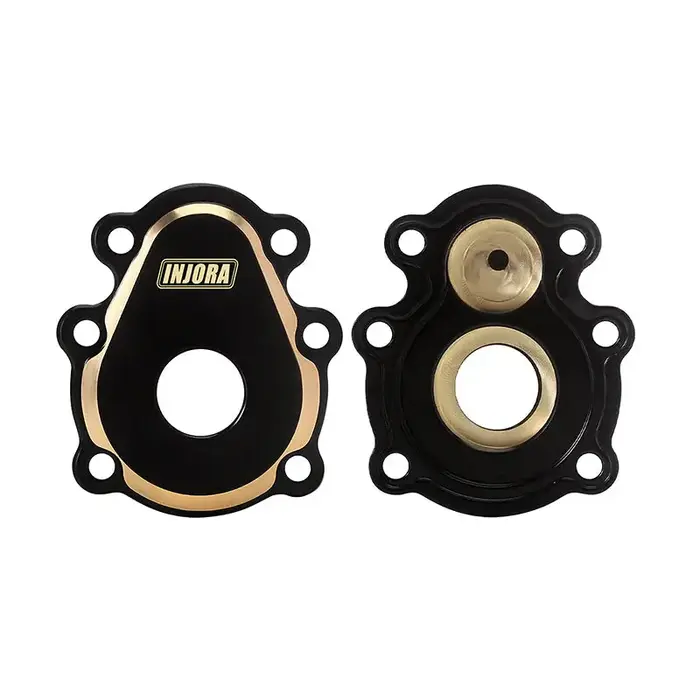 INJORA FCX10-02 - INJORA 31g/pcs Brass Outer Portal Housing Covers Counter Weight for 1/10 FMS FCX10