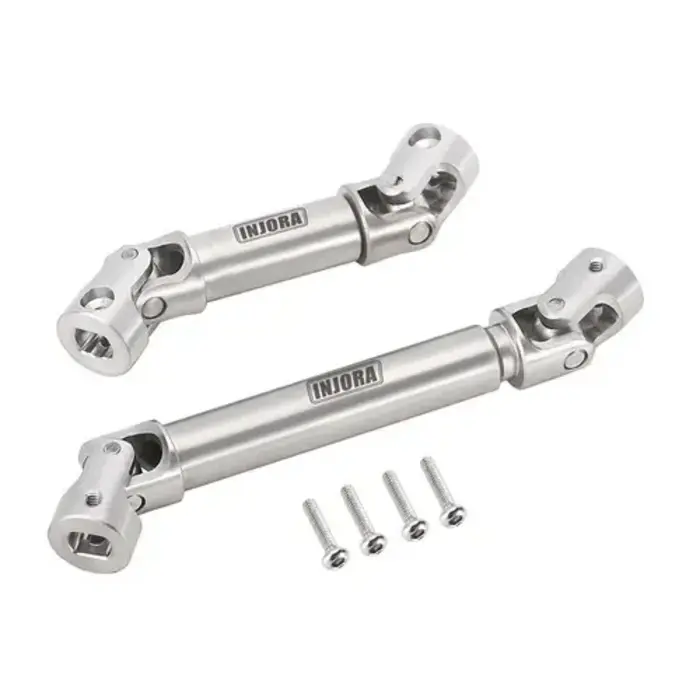 INJORA 4M-72SR - INJORA Stainless Steel Drive Shafts for 1/18 RC Crawler TRX4M High Trail K10 F150