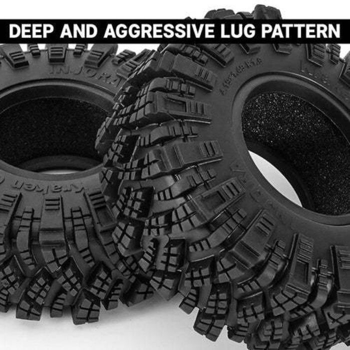 INJORA YQT-1913-S5 - INJORA S5 Kraken Claw 1.9" 4.19" OD M/T Tires (4) (106*37mm)