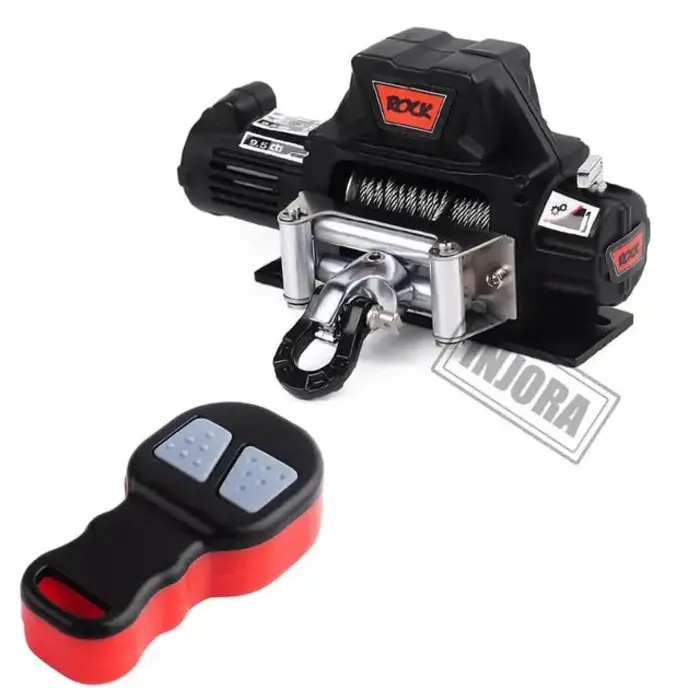INJORA CRAW18289_BK - INJORA Metal Automatic Winch Wireless Remote Controller System for 1/10 RC Crawler