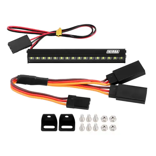 INJORA 4M-26 - INJORA 16LED Metal Roof Light with Y wire for 1/18 TRX4M Defender (4M-26)