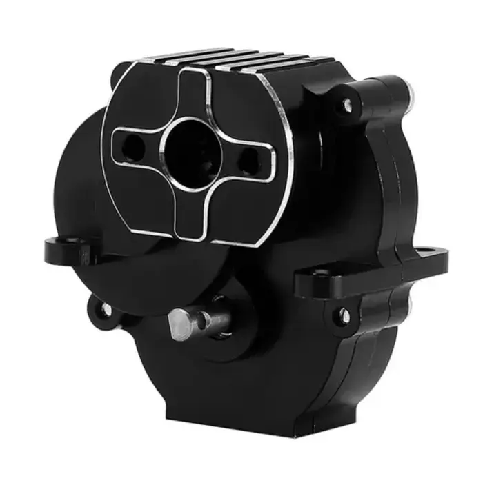 INJORA 4M-55UD-BK - INJORA CNC Aluminum Complete Transmission for 1/18 TRX4M (4M-55)