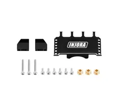 INJORA SCX24-162BK - INJORA CNC Aluminum Adjustable Servo Mount for 1/24 Axial SCX24