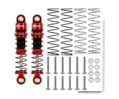 INJORA SCX24-131RB-2 - INJORA 39mm Aluminum Threaded Oil Shocks for Axial SCX24 FMS FCX24M