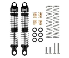 INJORA 4M-42BS-2 - INJORA 59mm Long Threaded Oil Shocks for 1/18 TRX4M (4M-42)