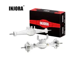 INJORA 4M-92SRFR - INJORA +4mm Diamond Axles with Lay Down Servo Mount & Links for 1/18 TRX4M