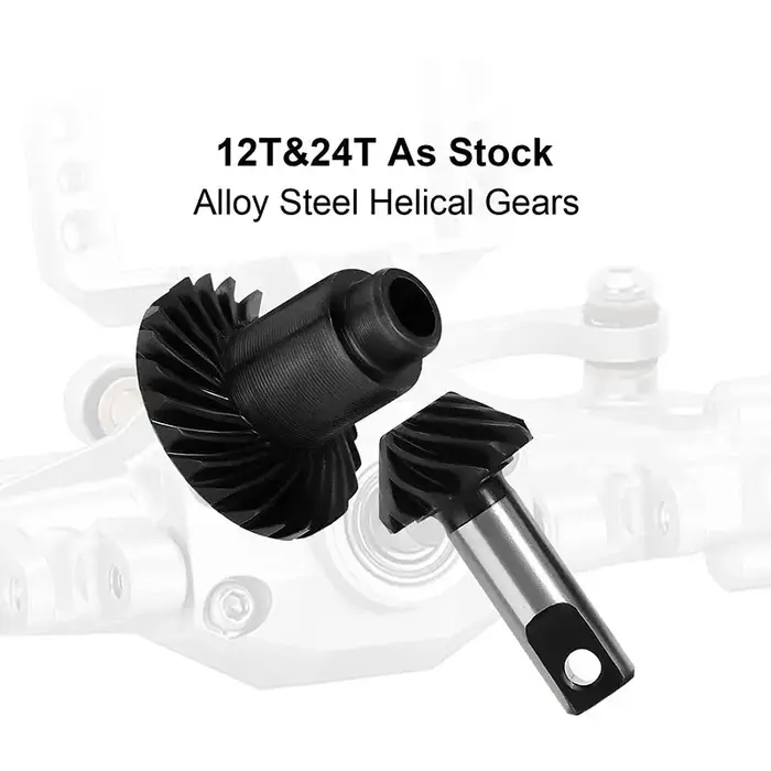 INJORA 4M-92SRFR - INJORA +4mm Diamond Axles with Lay Down Servo Mount & Links for 1/18 TRX4M