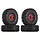YQT-1901-14RD - INJORA 4PCS 1.9" 120*42mm Wheel Rims Tires Set for 1/10 RC Crawler, Red
