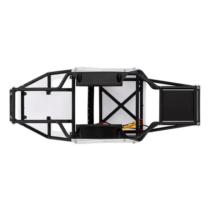 INJORA 4M-53CR - INJORA Rock Tarantula Nylon Buggy Body Chassis Kit for 1/18 TRX4M, Clear