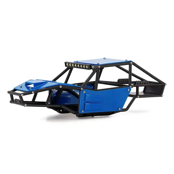 INJORA 4M-53BL - INJORA Rock Tarantula Nylon Buggy Body Chassis Kit for 1/18 TRX4M, Blue