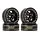 YQW-1103BK - INJORA Blaxk 1.0 Plus 6-Spoke Brass Beadlock Wheels 43g/pcs offset -3.75mm for 1/18 1/24 RC Crawler (4) (W1103) Black