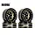 YQW-1107BGD - INJORA Black 1.0 Plus Brass Beadlock Wheel for 1/24 1/18 RC Crawler SCX24 TRX4M FCX24 (W1107) Black