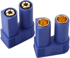 EC5-M/F - Lasmo EC5 Connector Bullet Banana Plug Battery Female & Male Connector 5mm Bullet Gold Connector for RC ESC LIPO Battery