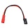 F/JST-2-M/JRFUTABA  - ShareGoo 10CM 20AWG JST Female Plug to JR Futaba Male Servo Receiver Connector Adapter Cable for RC Car FPV Boat Lipo Battery RC Car Led Lights Cooling Fans