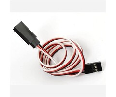 M/F-3PIN-EXT-1FT - EBOOT 1ft 3-Pin Servo Extension Lead Wire Cable Cord for Control Board Remote Control Parts, Female to Male