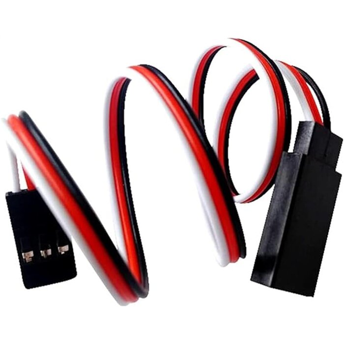 M/F-3PIN-EXT-1FT - Frienda 1ft 3-Pin Servo Extension Lead Wire Cable Cord for Control Board Remote Control Parts, Female to Male
