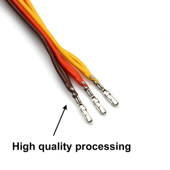 SERVO-Y-HARNESS - Elechawk JR/Futaba Style Servo 1 Male to 2 Female Y Harness Leads Splitter Cable Male to Female Extension Lead Wire for RC Models Airplane 7cm