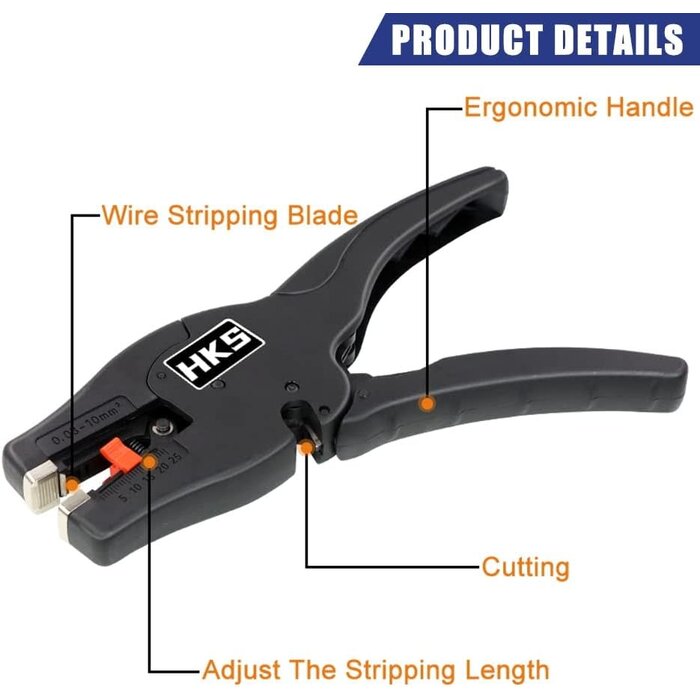 Self Adjusting Wire Stripper 3 in 1