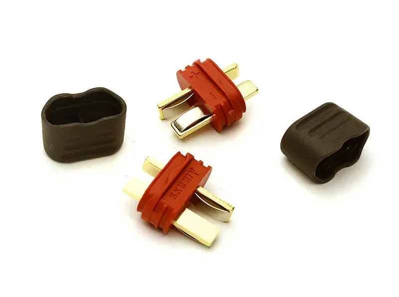 INTEGY C28923 - T-Style Type Plug Sheathed Connector Set (2) Male