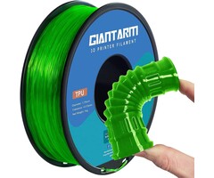 GIANTARM TPU-1150 - GIANTARM TPU Filament 1.75mm Flexible Soft 3D Printer Consumables Green, 95A 1kg Spool (2.2 lbs.), Dimensional Accuracy +/- 0.05 mm