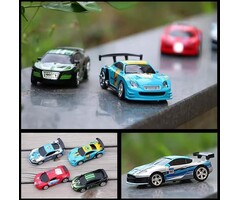 MINI-RC - Generic Mini RC 1:58 Scale Small Pocket Portable Micro Racing Car Can Miniature Coke Can Upgraded 2.4G Wireless Radio Remote & APP Control for Multi-Users