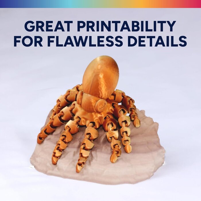 MIKA3D Shiny Silk Copper, 1.75mm 3D Printer Filament, Spool 0.5kg