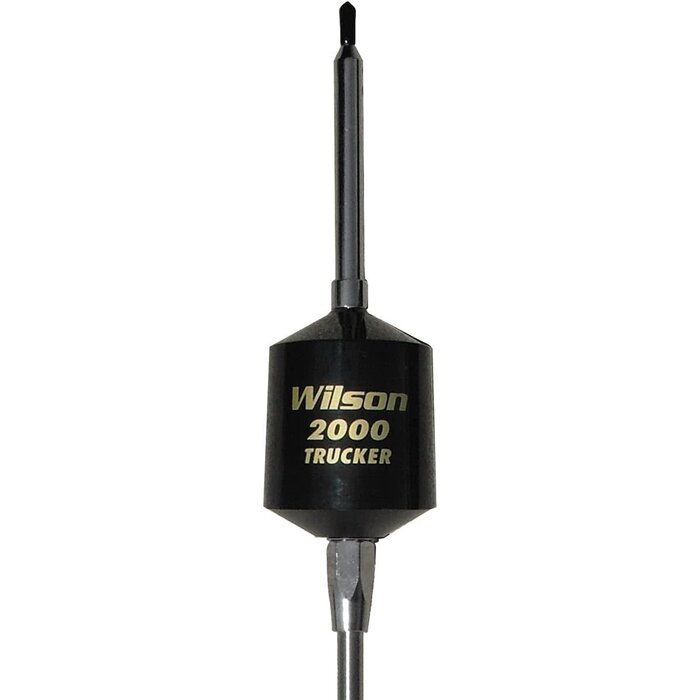 T2000 - Wilson Antennas 305-495 T2000 Series 3500 Watt Trucker Antenna Mobile CB Replacement Antenna Steel Whip, AM-FM Ready, Black