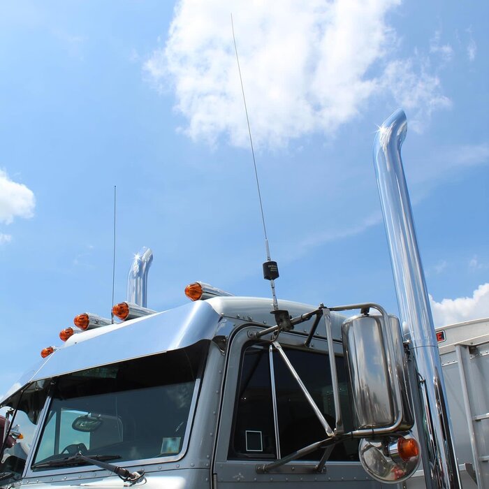 T2000 - Wilson Antennas 305-495 T2000 Series 3500 Watt Trucker Antenna Mobile CB Replacement Antenna Steel Whip, AM-FM Ready, Black