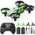 HS210T-GRN - Holy Stone HS210T Drones for kids 8-12, 2 IN 1 kid drone with fly and land modes, Four Posture Deformations indoor mini Quadcopter, 8 LED lights, Auto Hovering, Green