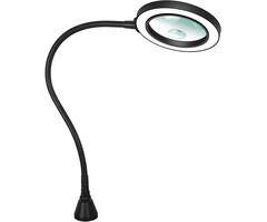 LED 3X Magnifier, Flexible Gooseneck Magnifier Lamp Strong Magnet Base, Can Be Positioned to Hold The Magnifier Where You Want Hands Free