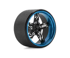 INJORA RX4-11BL - INJORA Aluminum Steering Wheel for TQI Transmitter TRX4M TRX4 TRX6 Slash Summit