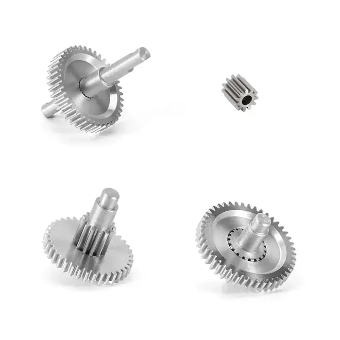INJORA 4M-36-24 - INJORA 24.4:1 32% Underdrive Stainless Steel Transmission Gear Set for 1/18 TRX-4M