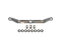 INJORA 4M-06GL - INJORA 12g/pcs Brass Steering Link for 1/18 TRX4M, Gray