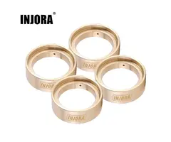 INJORA 4M-23 - INJORA Brass Inner Clamp Rings for INJORA 1.0 Wheels & TRX4M Stock Tires