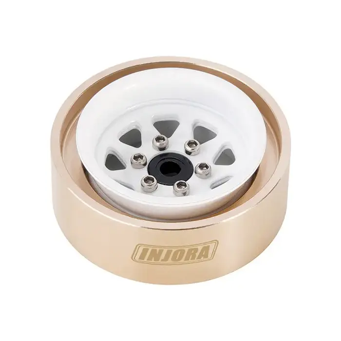 INJORA 4M-23 - INJORA Brass Inner Clamp Rings for INJORA 1.0 Wheels & TRX4M Stock Tires