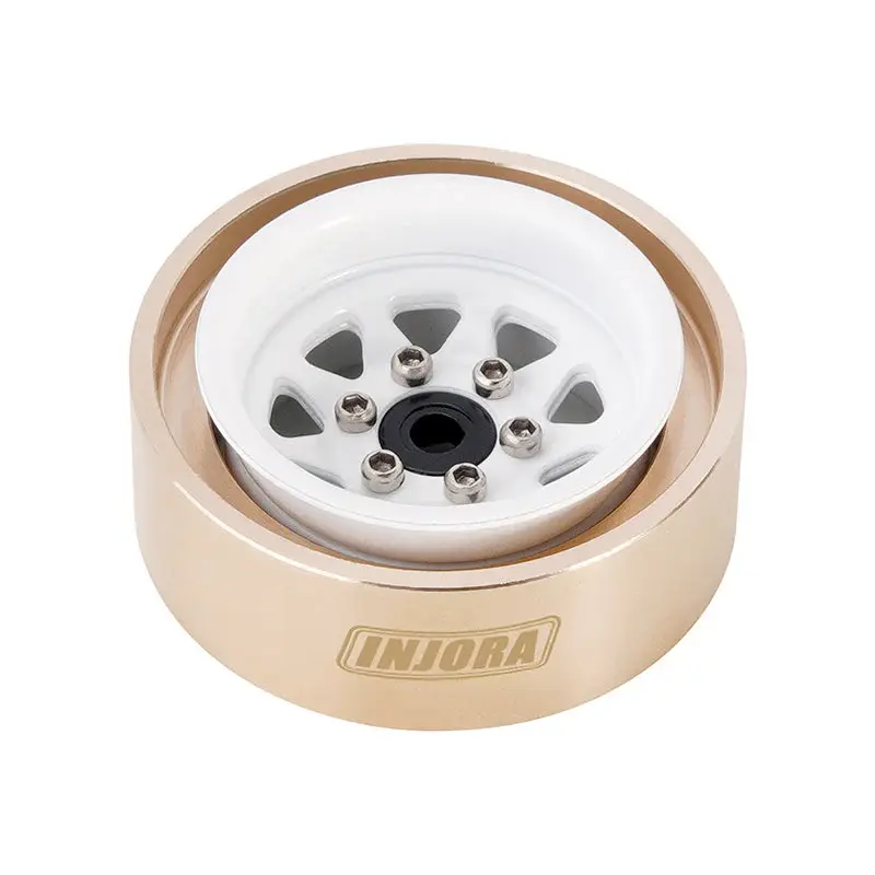 INJORA 4M-23 - INJORA Brass Inner Clamp Rings for INJORA 1.0 Wheels & TRX4M Stock Tires