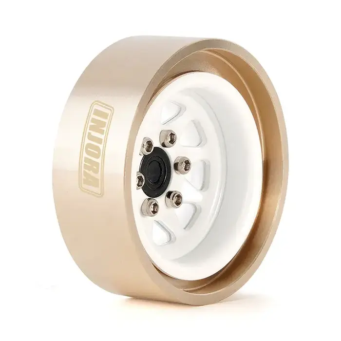 INJORA 4M-23 - INJORA Brass Inner Clamp Rings for INJORA 1.0 Wheels & TRX4M Stock Tires