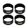 SCX24-138BK - INJORA SCX24 12g/pcs Brass Inner Clamp Rings for INJORA 1.0" Wheels & 1.0" Tires, Black