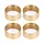 SCX24-45 - INJORA SCX24 12g/pcs Brass Inner Clamp Rings for INJORA 1.0" Wheels & 1.0" Tires