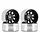 YQW-1004BK - INJORA 1.0" Negative Offset 3.78mm Deep Dish Stamped Steel Wheels for 1/18 1/24 RC Crawlers (4) Black