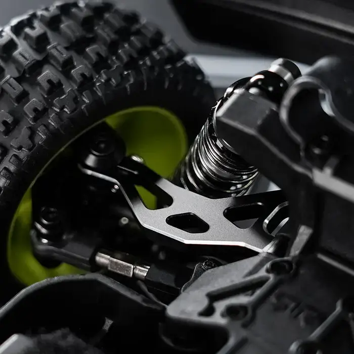 INJORA GROM-05BK - INJORA Aluminum Front Upper Suspension Arms for Arrma Mojave Grom Losi Nascar